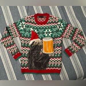 ❄️Ugly Christmas Holiday Sweater That Holds Your Drink!🔥 Unisex/Mens M